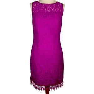 Laundry by Shelli Segal Pixie Purple Cocktail Dress Size 4 New with Tags